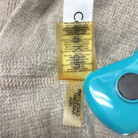 Calvin Klein Women’s Infinity Sweater Scarf, Khaki, 31”x10” - Picture 6 of 8